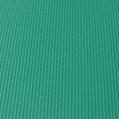 Green Vinyl Athletic Gym Flooring Non Toxic Double Sided Adhesive
